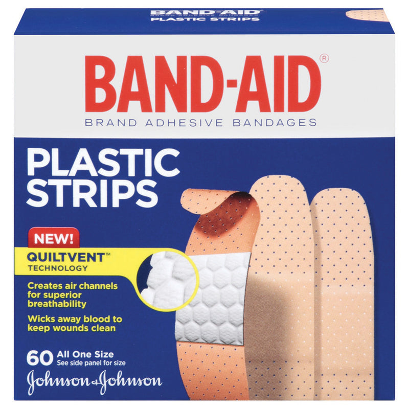 J&J BAND-AID® PLASTIC ADHESIVE BANDAGES