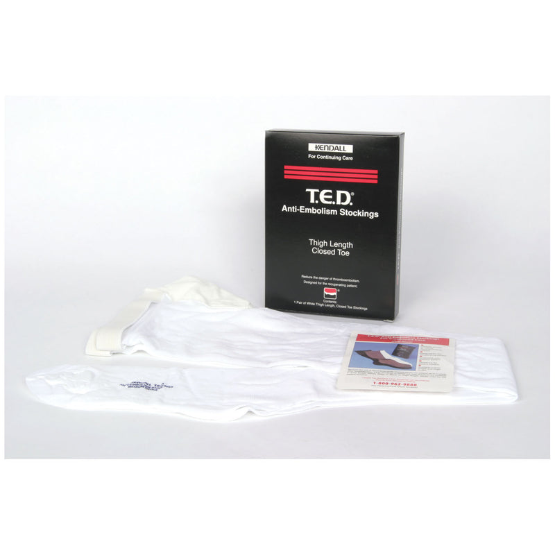 CARDINAL HEALTH T.E.D. ANTI-EMBOLISM STOCKINGS - THIGH LENGTH CONTINUING CARE