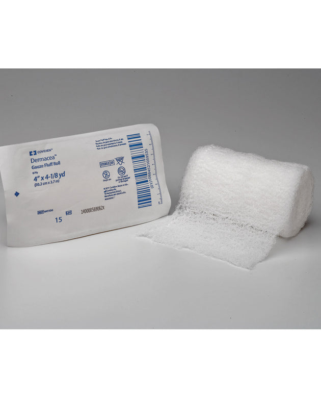 CARDINAL HEALTH DERMACEA™ GAUZE FLUFF ROLLS
