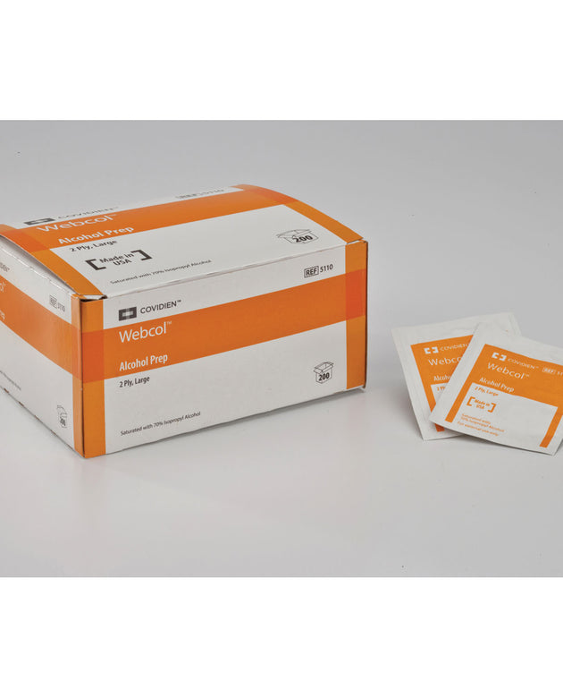 CARDINAL HEALTH WEBCOL ALCOHOL PREPS