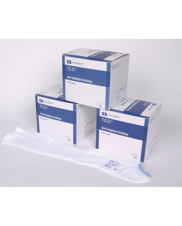CARDINAL HEALTH T.E.D. ANTI-EMBOLISM STOCKINGS - KNEE LENGTH