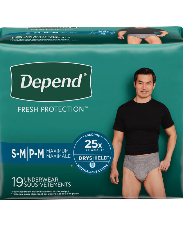 KIMBERLY-CLARK DEPEND™ FITTED BRIEFS MAX PROTECTION