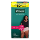 KIMBERLY-CLARK DEPEND® PROTECTIVE UNDERWEAR