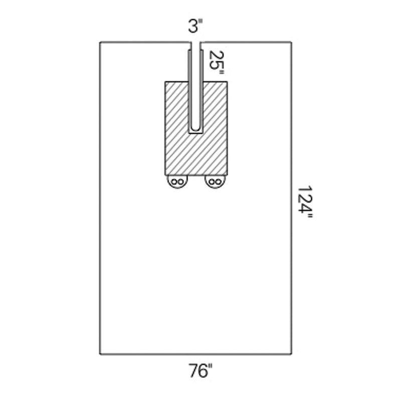 HALYARD EENT SPLIT DRAPE