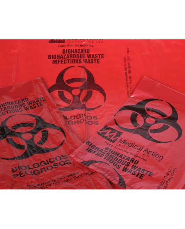 MEDEGEN BIOHAZARDOUS WASTE BAGS