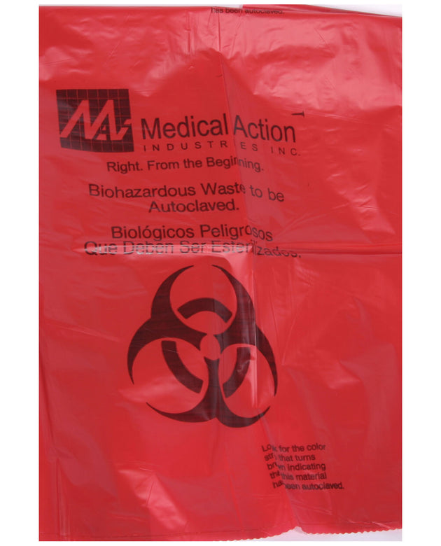 MEDEGEN AUTOCLAVABLE BIOHAZARD BAGS