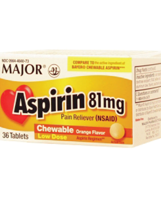 MAJOR ASPIRIN TABLETS