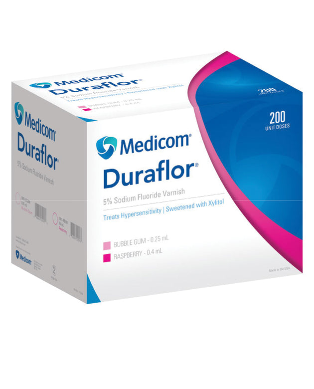 MEDICOM DURAFLOR 5% SODIUM FLUORIDE VARNISH
