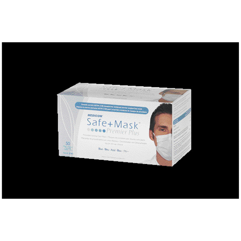 MEDICOM SAFE+MASK® PREMIER PLUS EARLOOP MASK