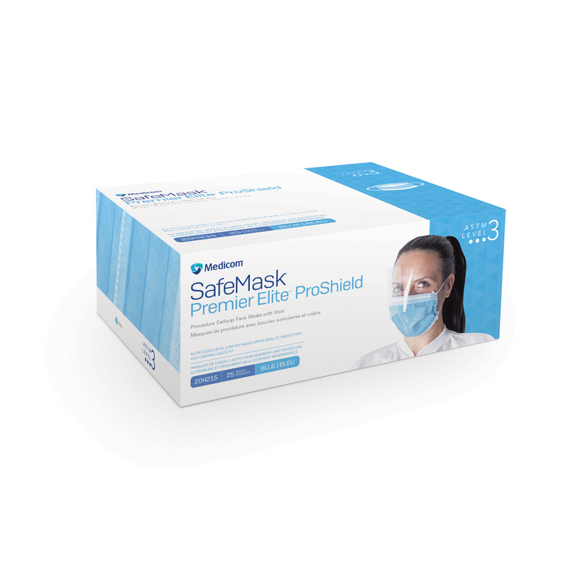 MEDICOM SAFE+MASK® PREMIER ELITE EARLOOP MASK