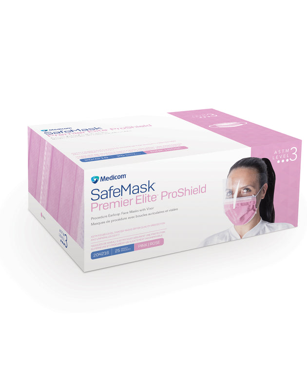 MEDICOM SAFE+MASK® PREMIER ELITE EARLOOP MASK