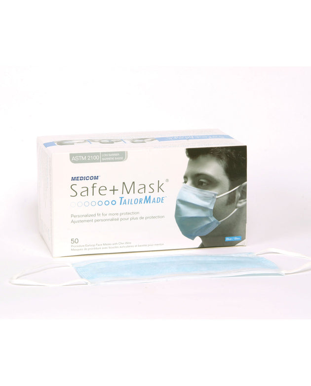 MEDICOM SAFE+MASK® TAILORMADE™ PROCEDURE EARLOOP MASK