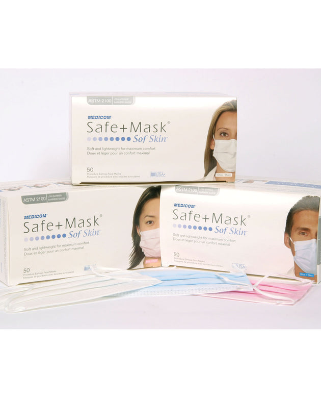 MEDICOM SAFE+MASK® SOF SKIN® EARLOOP MASK