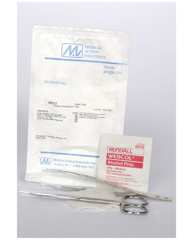 MEDICAL ACTION SUTURE REMOVAL KITS