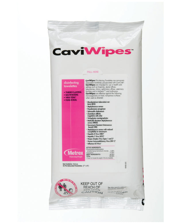 METREX CAVIWIPES™ DISINFECTING TOWELETTES