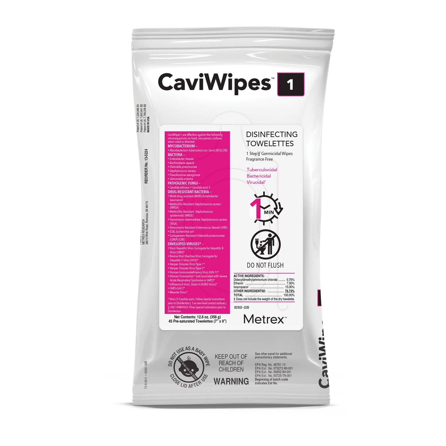 METREX CAVIWIPES1™ SURFACE DISINFECTANT