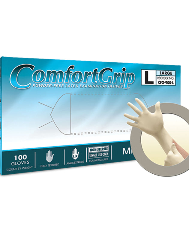 ANSELL MICROFLEX COMFORTGRIP® POWDER-FREE LATEX EXAM GLOVES