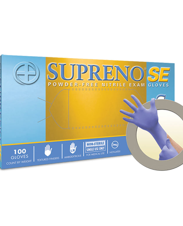 ANSELL MICROFLEX SUPRENO® SE POWDER-FREE NITRILE EXAM GLOVES