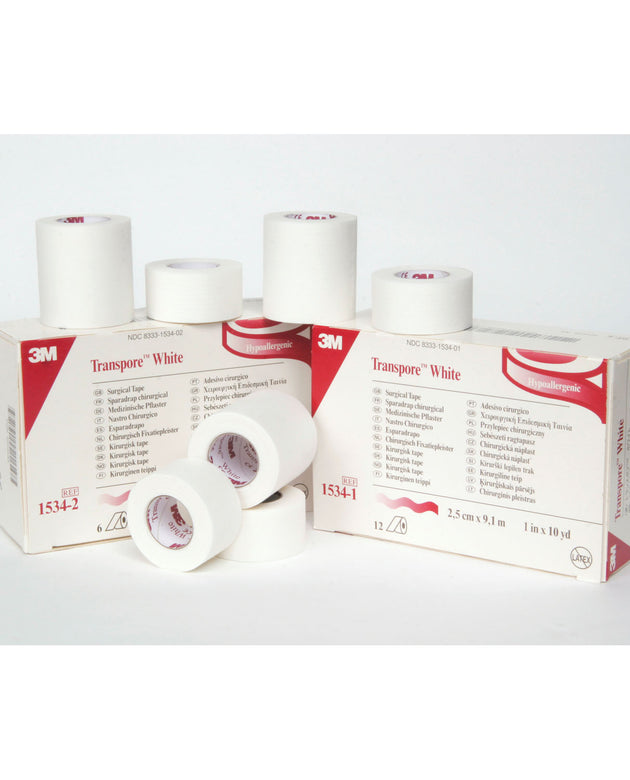 3M™ TRANSPORE™ WHITE DRESSING TAPE