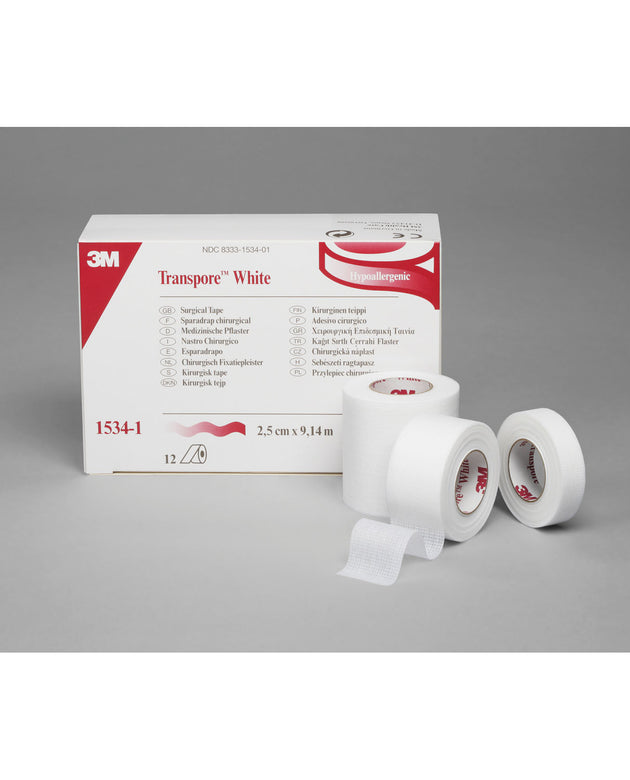 3M™ TRANSPORE™ WHITE DRESSING TAPE