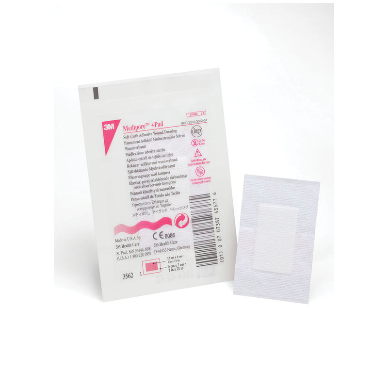 3M™ MEDIPORE™ +PAD SOFT CLOTH ADHESIVE WOUND DRESSING