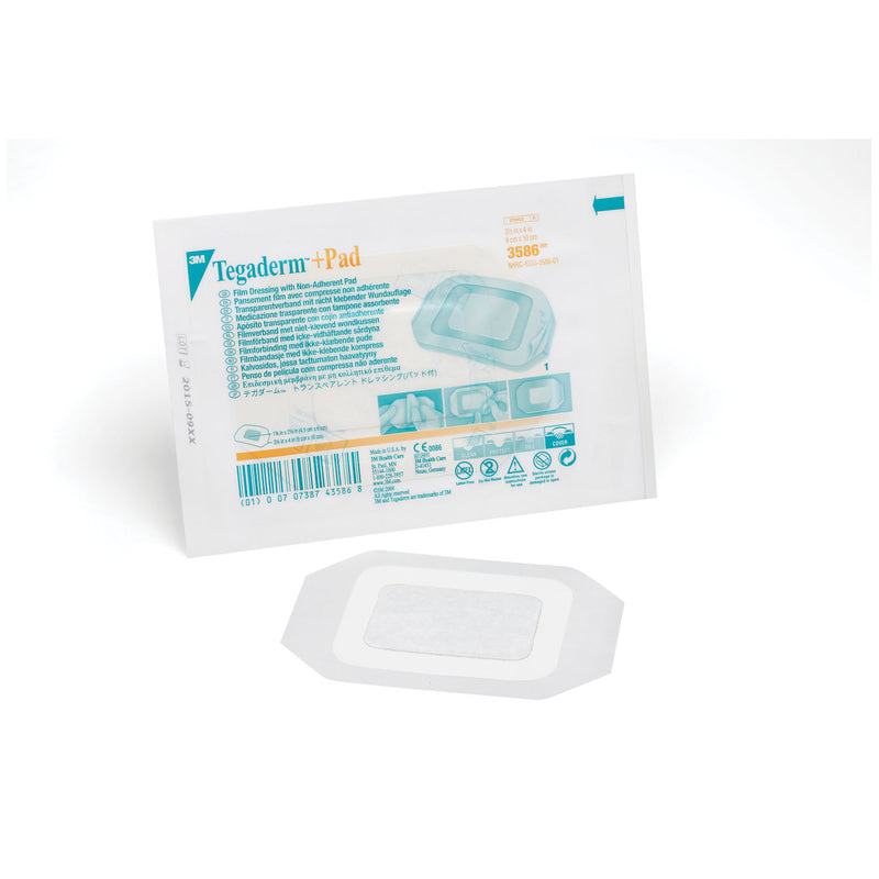 3M™ TEGADERM™ + PAD FILM DRESSING WITH NON-ADHERENT PAD