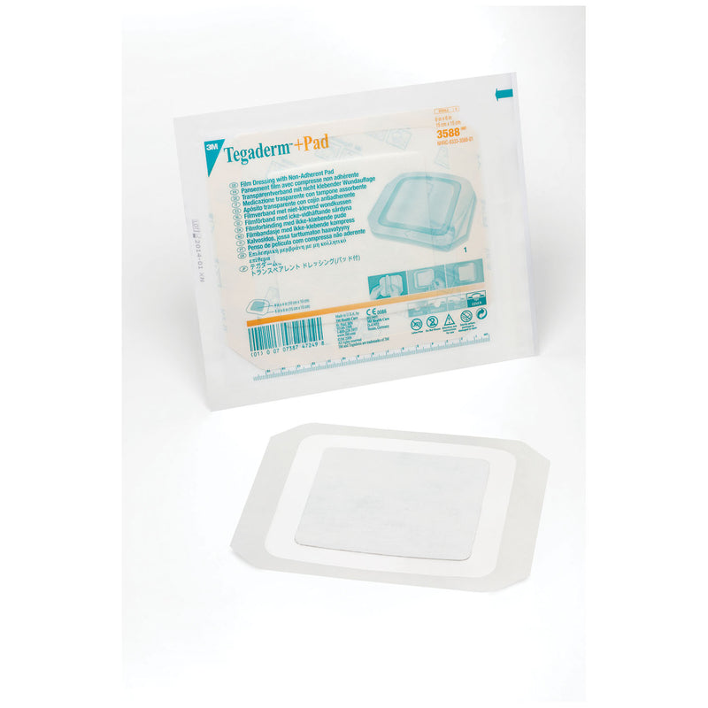 3M™ TEGADERM™ + PAD FILM DRESSING WITH NON-ADHERENT PAD