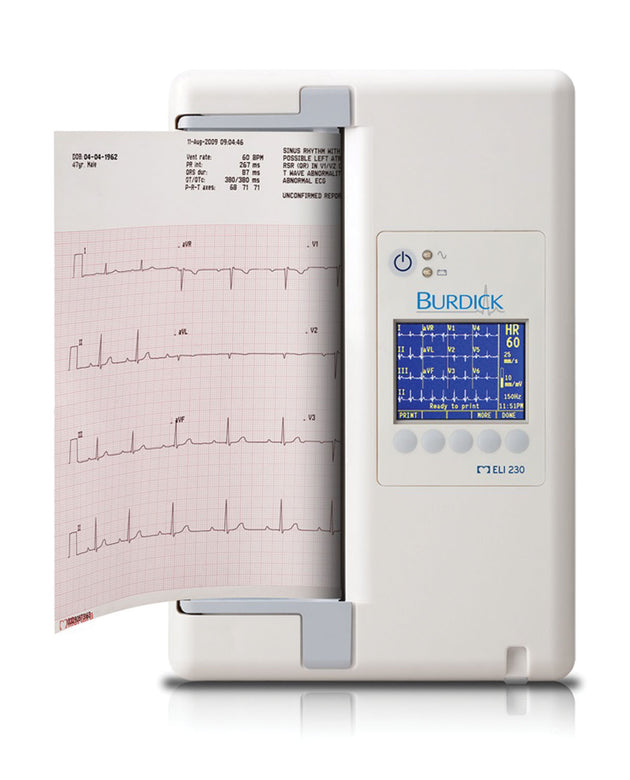 WELCH ALLYN MORTARA BURDICK ELI 230 ECG