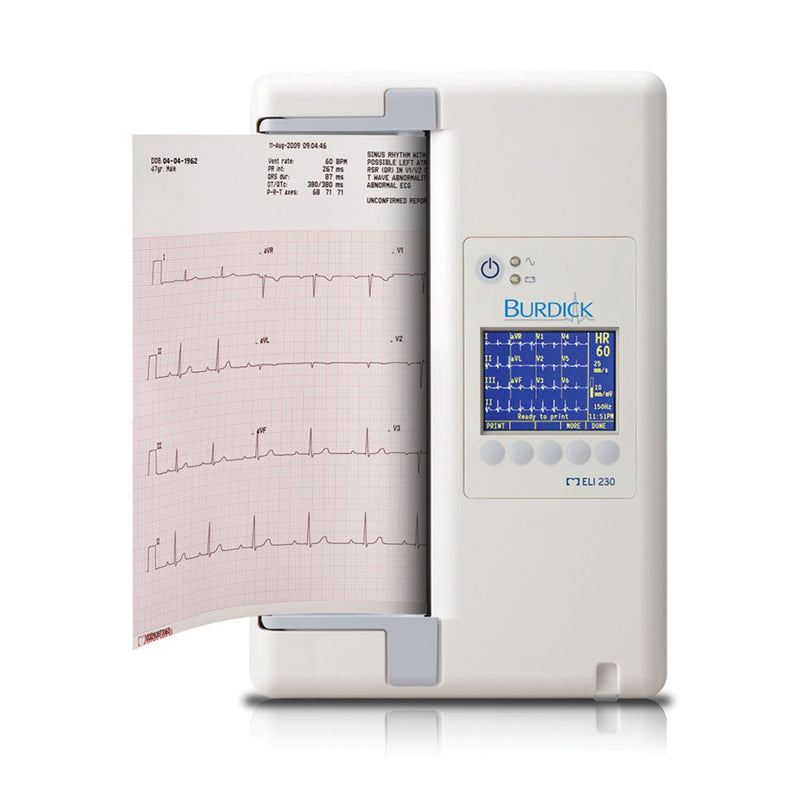 WELCH ALLYN MORTARA BURDICK ELI 230 ECG