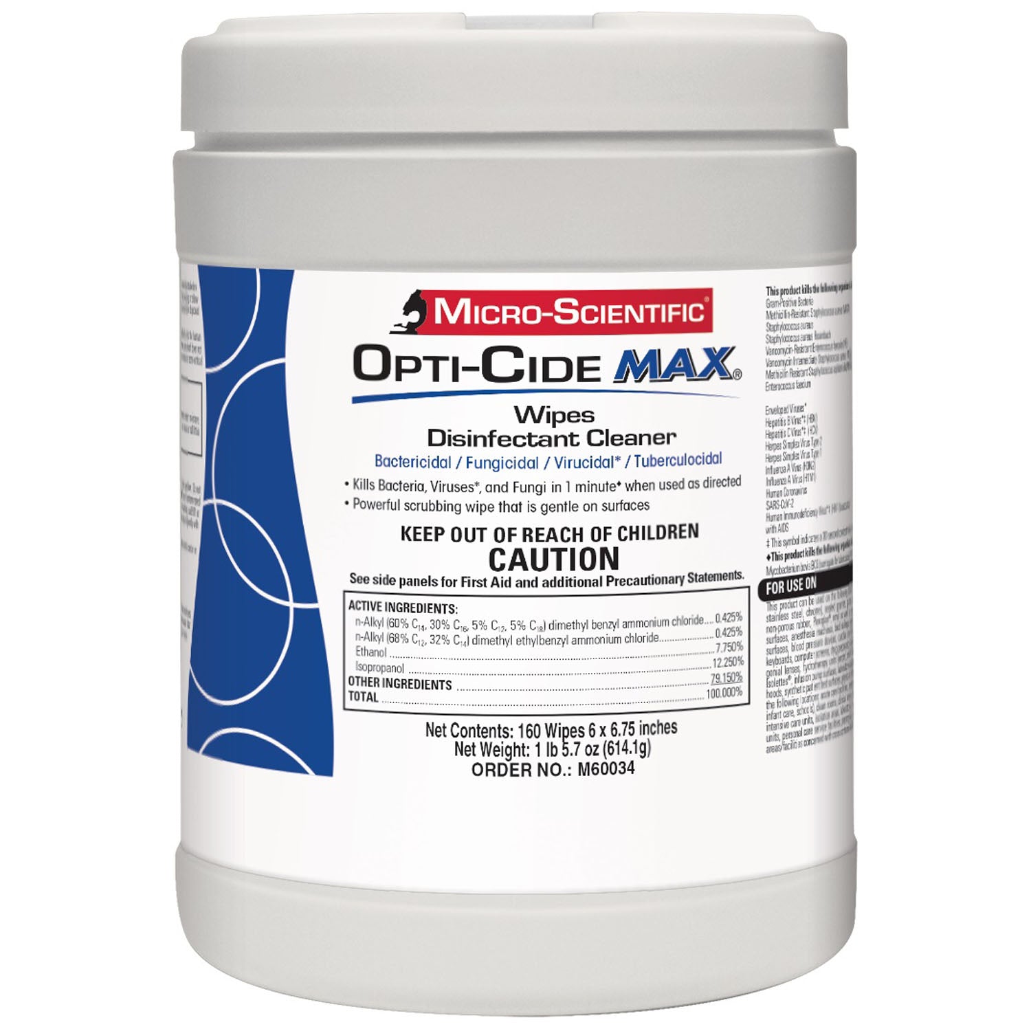 MICRO-SCIENTIFIC OPTI-CIDE® MAX DISINFECTANT CLEANER