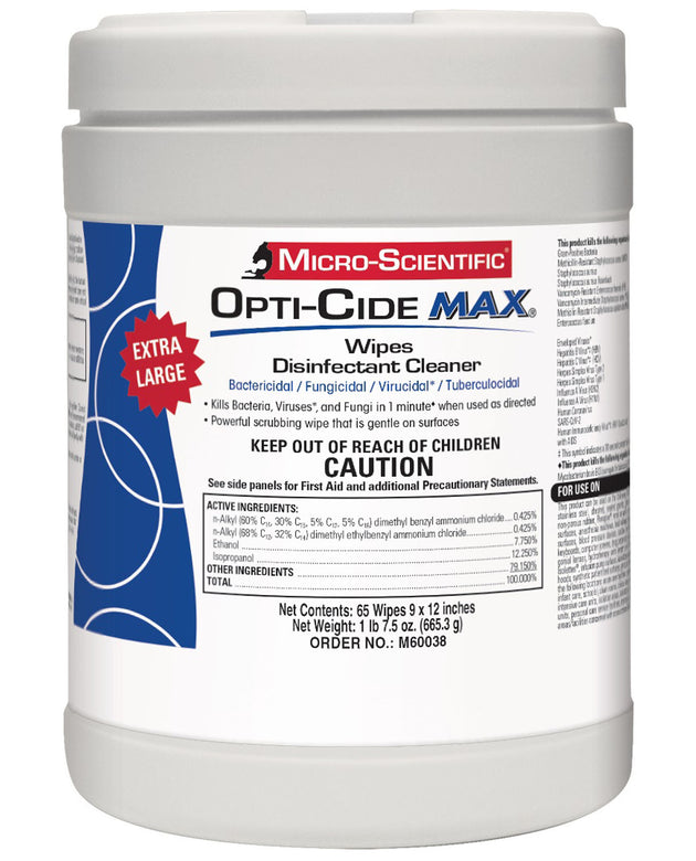 MICRO-SCIENTIFIC OPTI-CIDE® MAX DISINFECTANT CLEANER