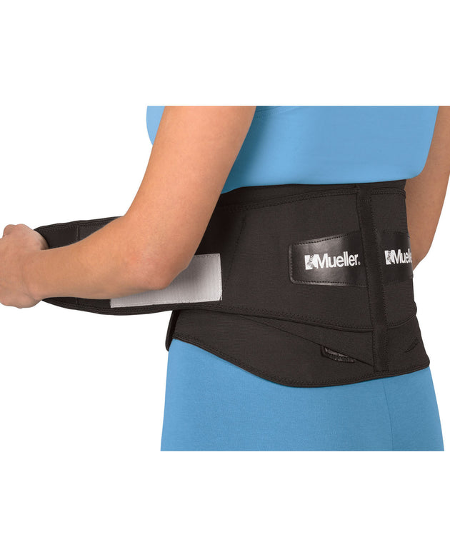 MUELLER LUMBAR BACK BRACE W/ REMOVABLE PAD