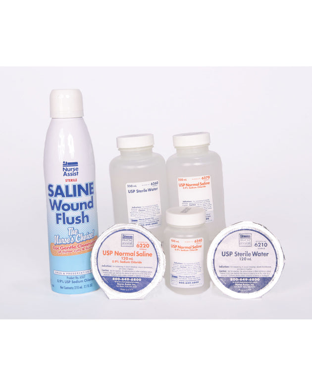 NURSE ASSIST SALINE & WATER