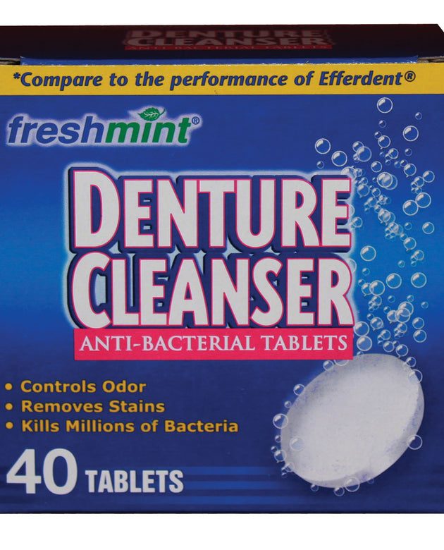 NEW WORLD IMPORTS FRESHMINT® DENTURE TABLETS