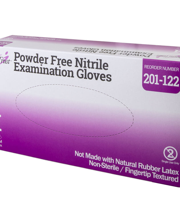 OMNI INTERNATIONAL OMNITRUST™ NITRILE POWDER FREE EXAMINATION GLOVE