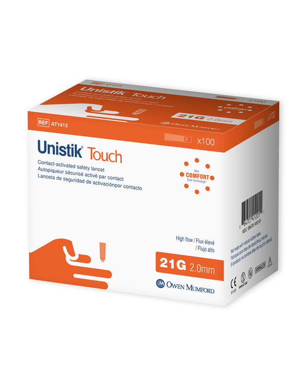 OWEN MUMFORD UNISTIK® TOUCH™ SINGLE USE SAFETY LANCET