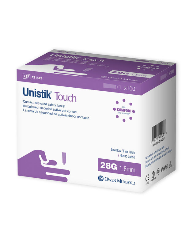 OWEN MUMFORD UNISTIK® TOUCH™ SINGLE USE SAFETY LANCET