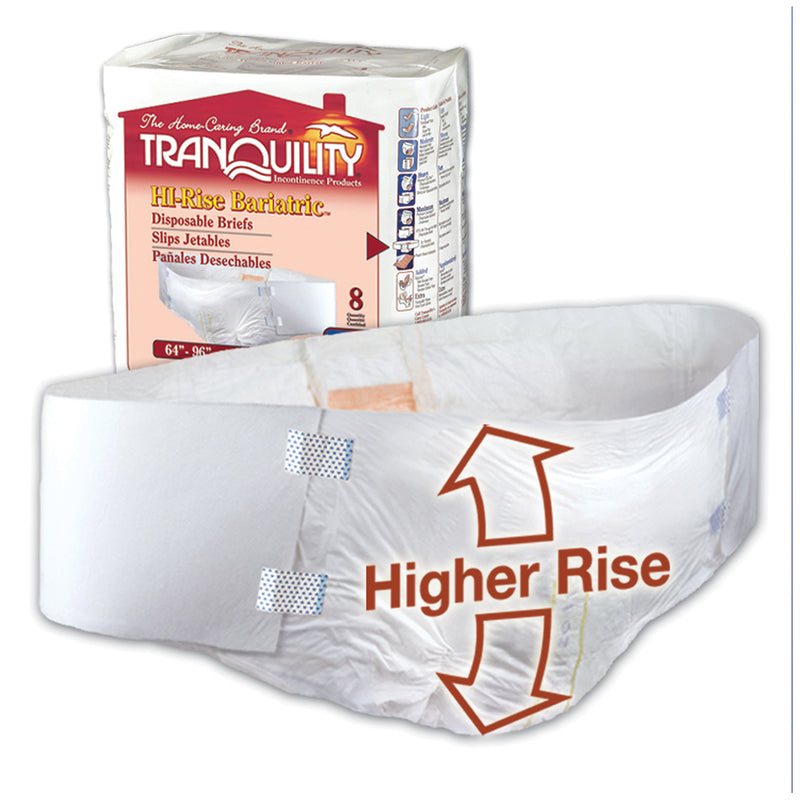 PRINCIPLE BUSINESS TRANQUILITY® HI-RISE™ BARIATRIC BRIEFS