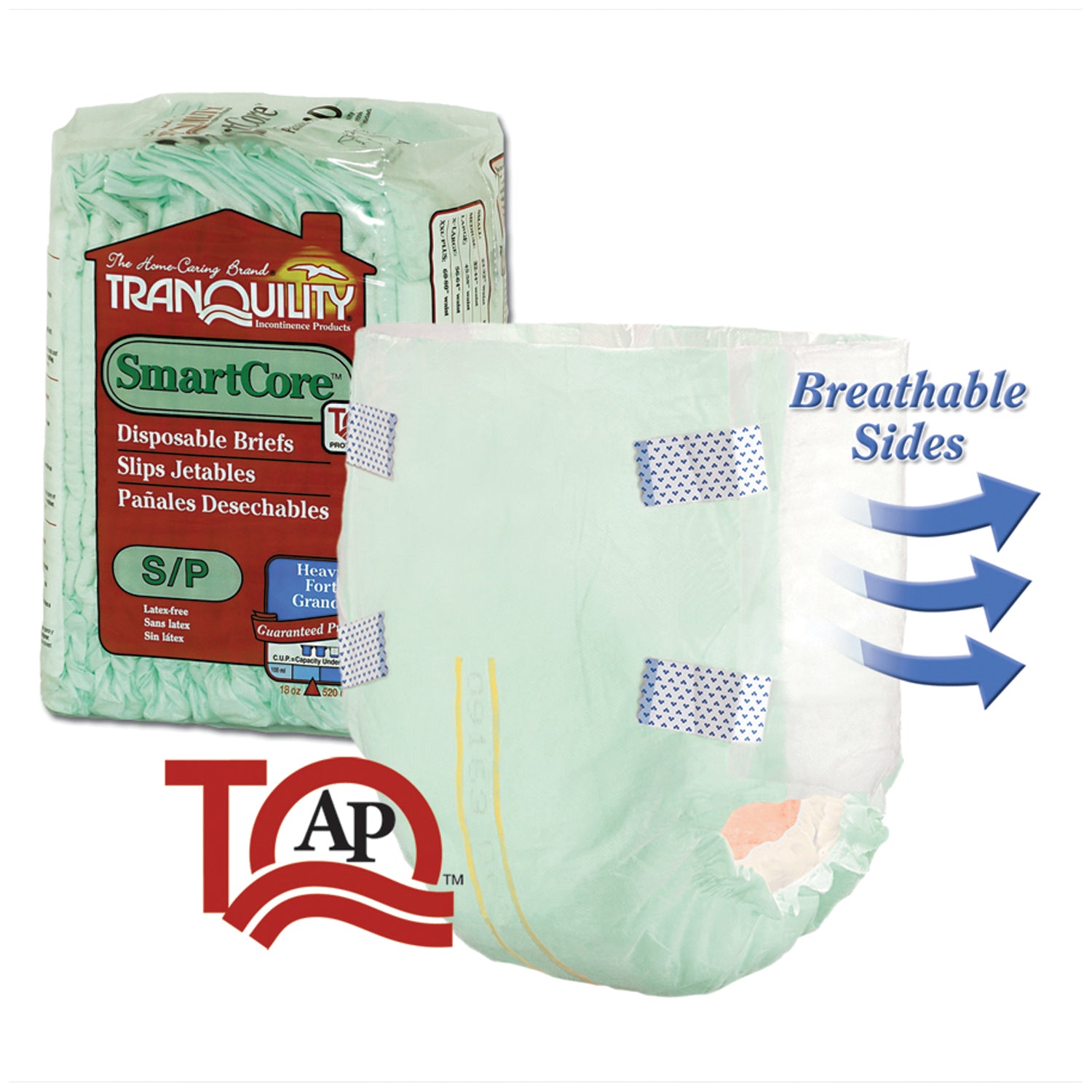 PRINCIPLE BUSINESS TRANQUILITY® SMARTCORE™ DISPOSABLE BRIEFS
