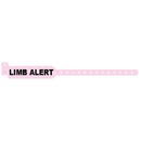 MEDICAL ID SOLUTIONS TRI-LAMINATE ALERT WRISTBANDS