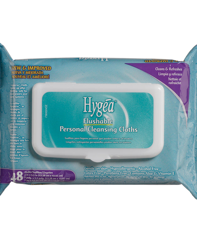 PDI HYGEA® FLUSHABLE PERSONAL CLEANSING CLOTHS