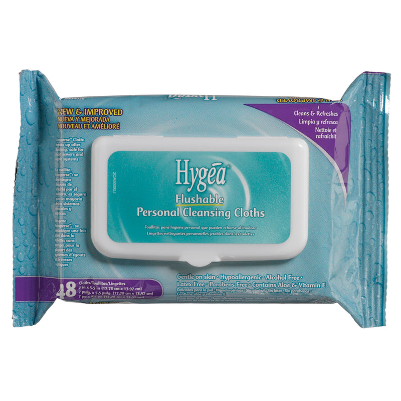 PDI HYGEA® FLUSHABLE PERSONAL CLEANSING CLOTHS