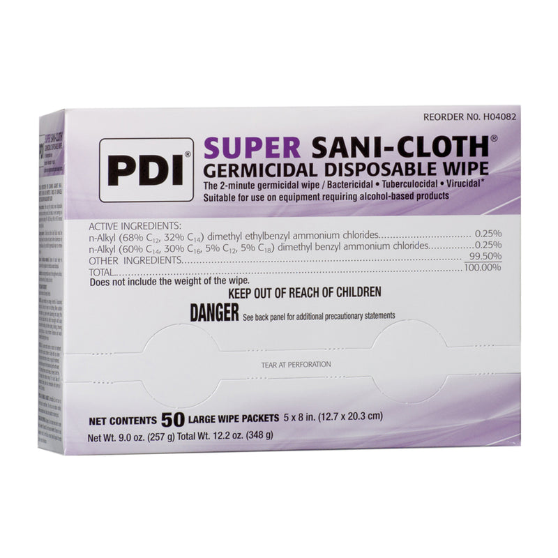 PDI SUPER SANI-CLOTH® GERMICIDAL DISPOSABLE WIPE