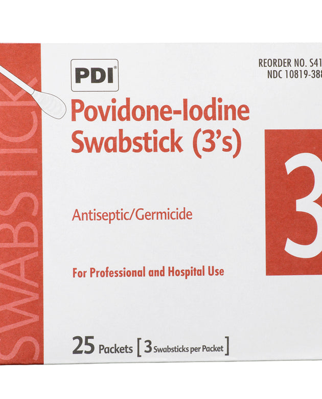PDI PVP IODINE SWABSTICK