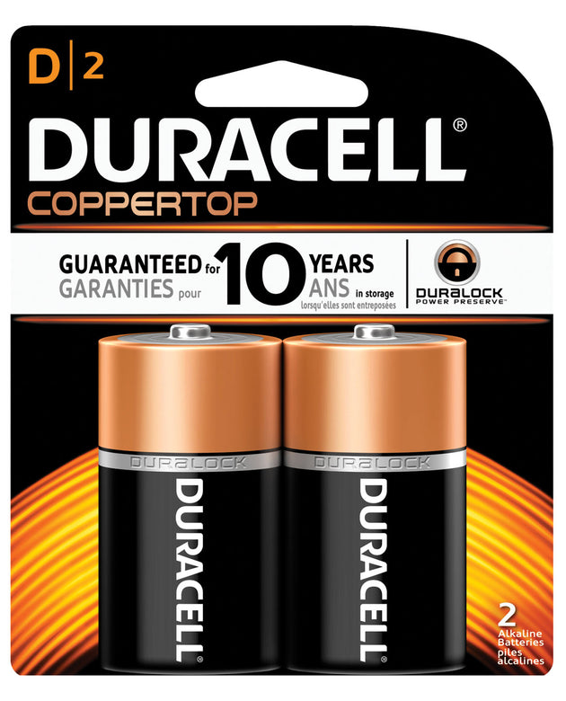 DURACELL® COPPERTOP® ALKALINE RETAIL BATTERY WITH DURALOCK POWER PRESERVE™ TECHNOLOGY