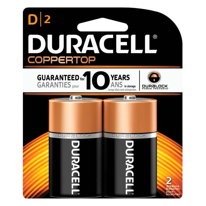 DURACELL® COPPERTOP® ALKALINE RETAIL BATTERY WITH DURALOCK POWER PRESERVE™ TECHNOLOGY