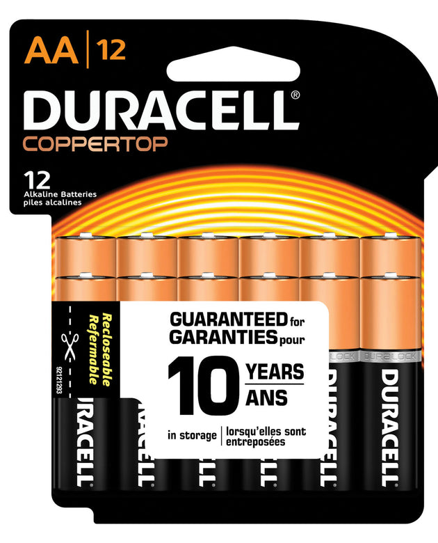 DURACELL® COPPERTOP® ALKALINE RETAIL BATTERY WITH DURALOCK POWER PRESERVE™ TECHNOLOGY