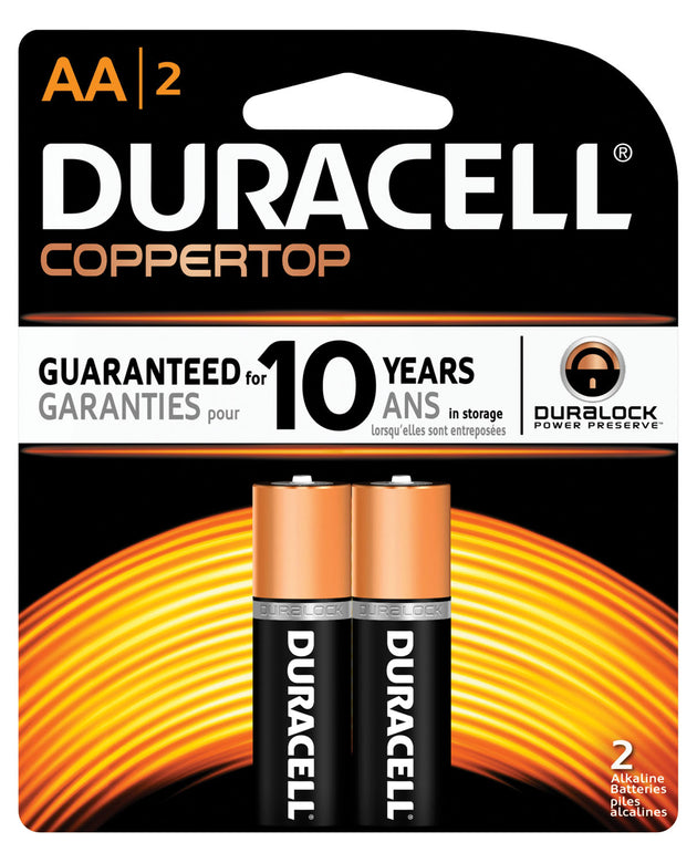 DURACELL® COPPERTOP® ALKALINE RETAIL BATTERY WITH DURALOCK POWER PRESERVE™ TECHNOLOGY