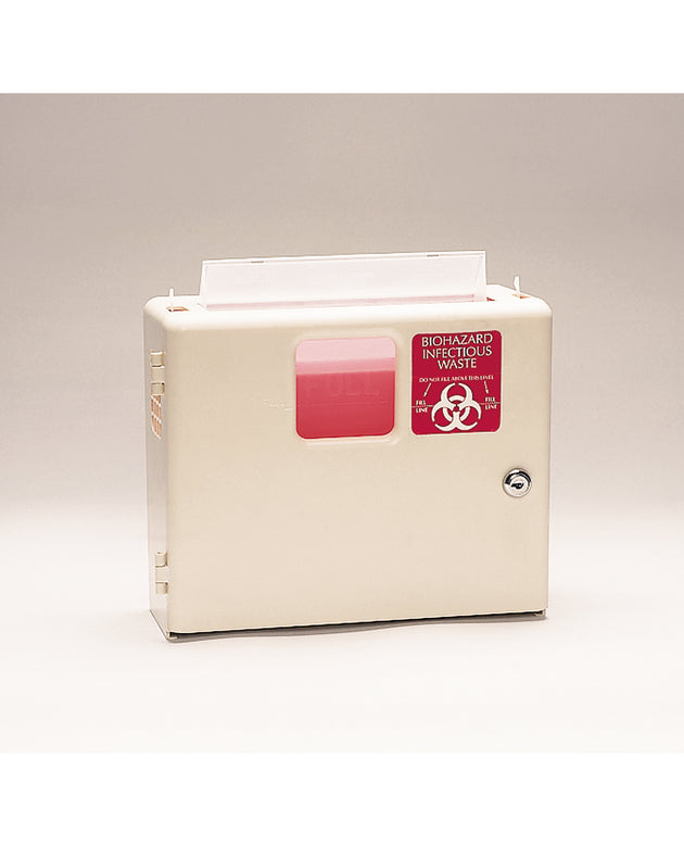PLASTI WALL MOUNTED SHARPS DISPOSAL SYSTEM