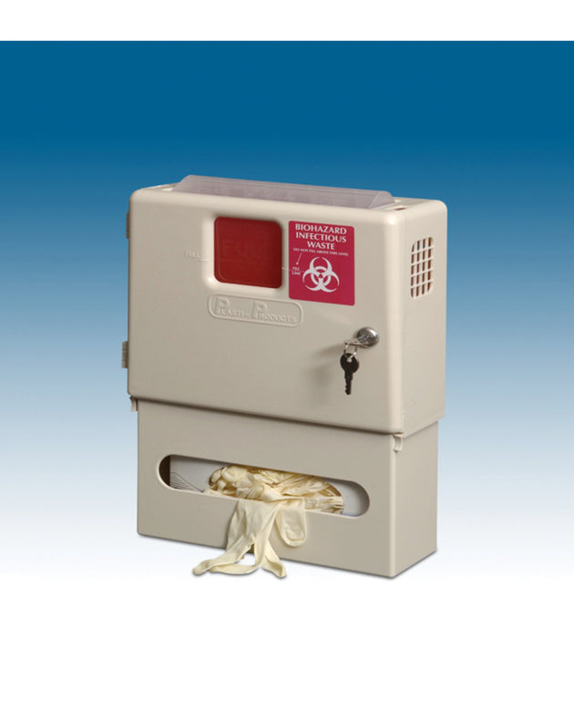 PLASTI WALL MOUNTED SHARPS DISPOSAL SYSTEM
